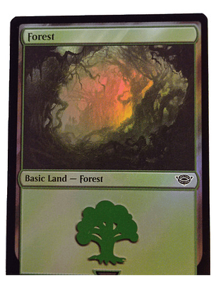 Carta Magic Lord Of The Rings Forest Land (foil) Mtg Lotr