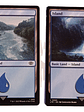 2 Cartas Magic Lord Of The Rings Island Lands Mtg Lotr - Miniatura 1