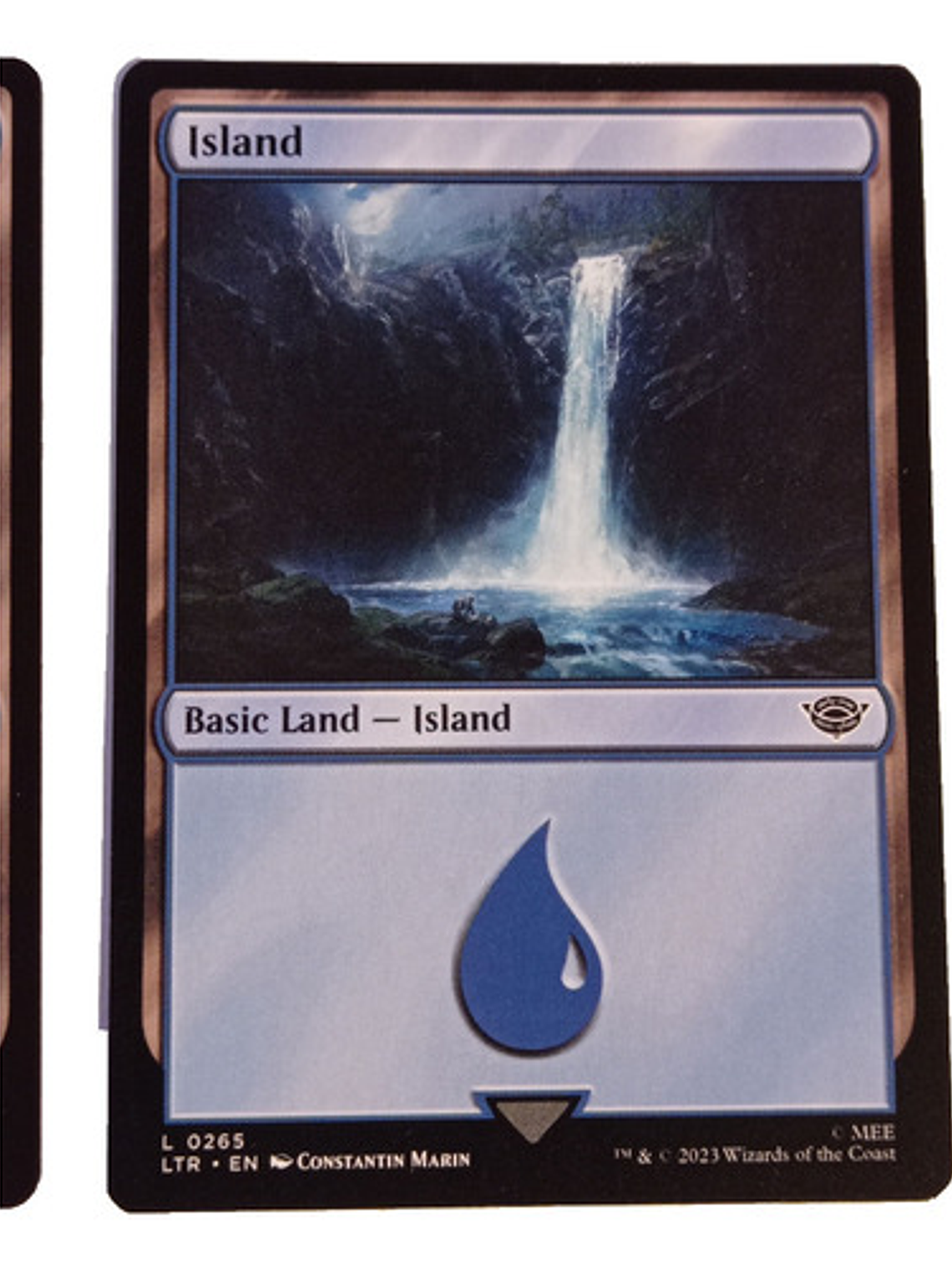 2 Cartas Magic Lord Of The Rings Island Lands Mtg Lotr 2