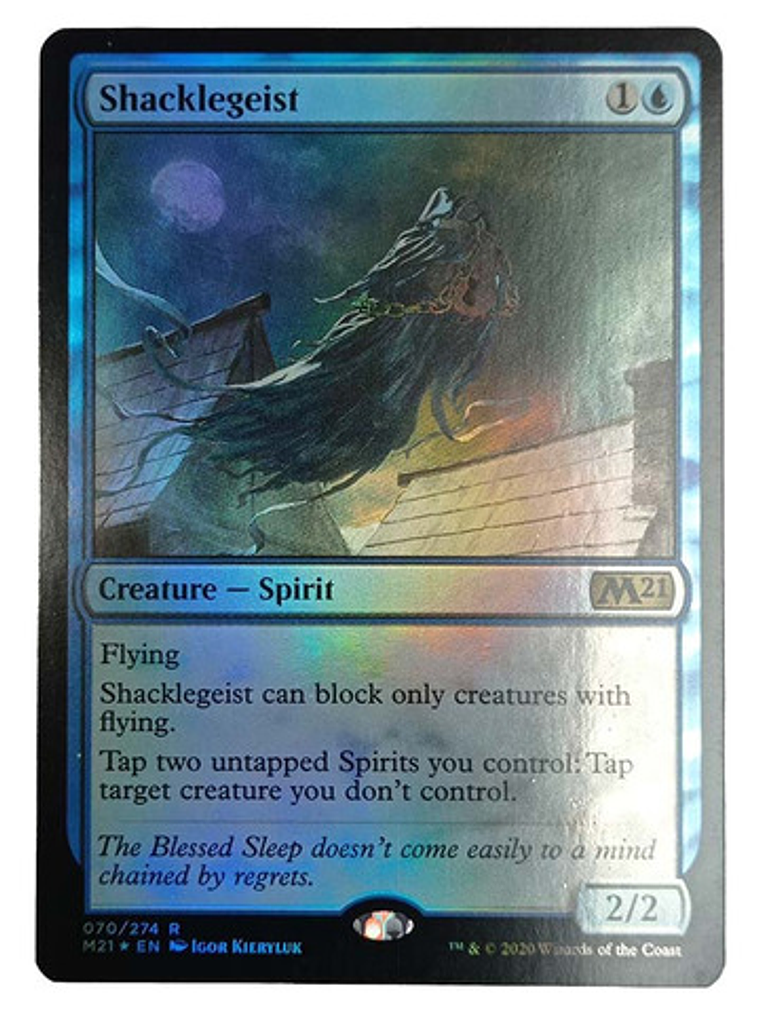 Carta Magic Shacklegeist (foil) [m21] Mtg Spirit 1