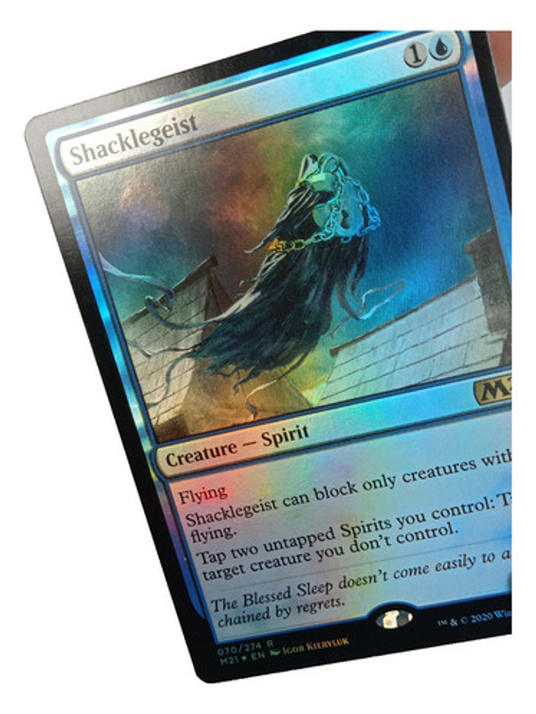 Carta Magic Shacklegeist (foil) [m21] Mtg Spirit 2