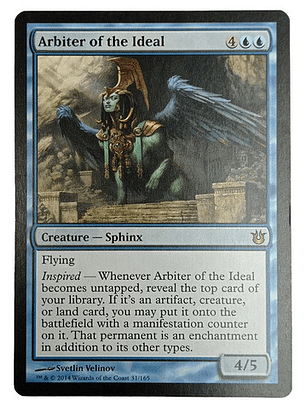 Carta Magic Arbiter Of The Ideal [born Gods] Mtg Sphinx