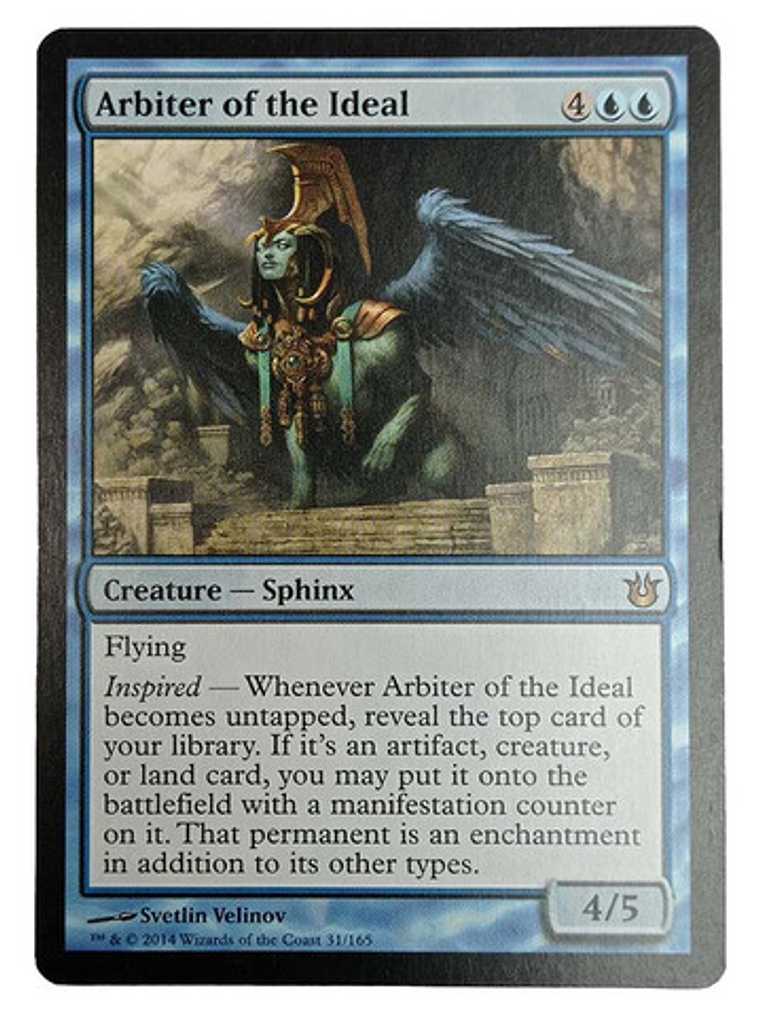 Carta Magic Arbiter Of The Ideal [born Gods] Mtg Sphinx 1