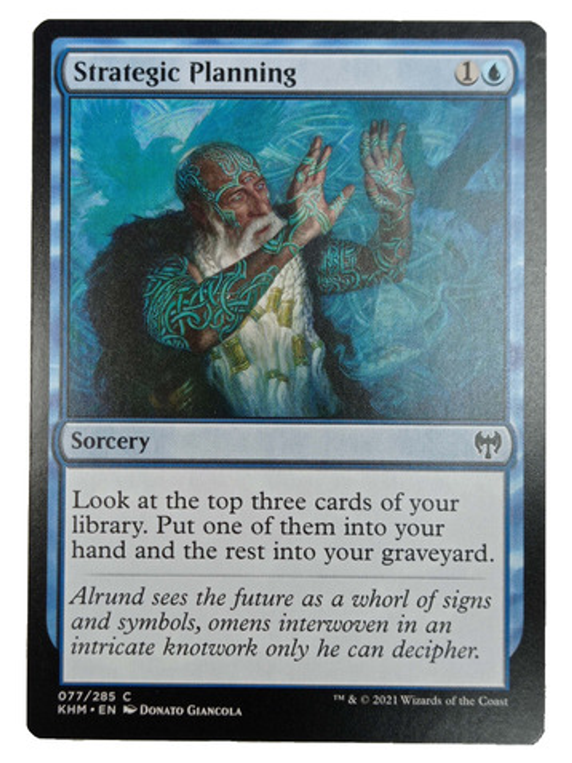 Carta Magic Strategic Planning [kaldheim] Mtg Sorcery 1