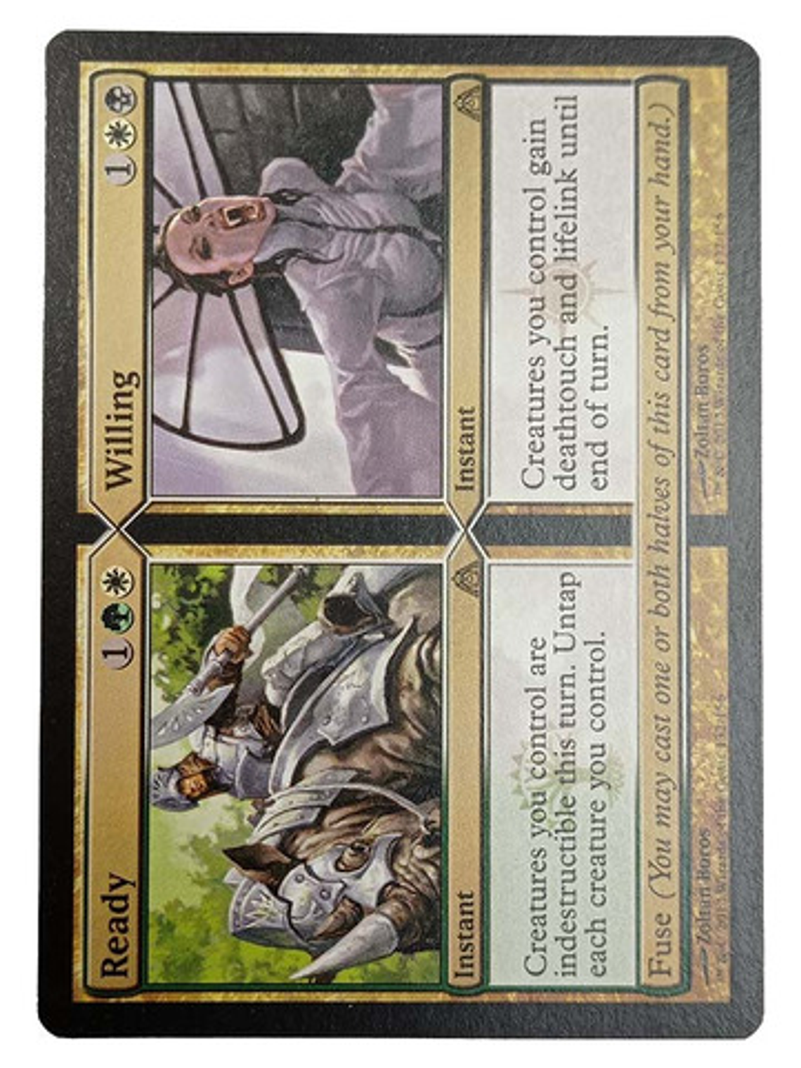 Carta Magic Ready / Willing [dragon Maze] Mtg Instant 1