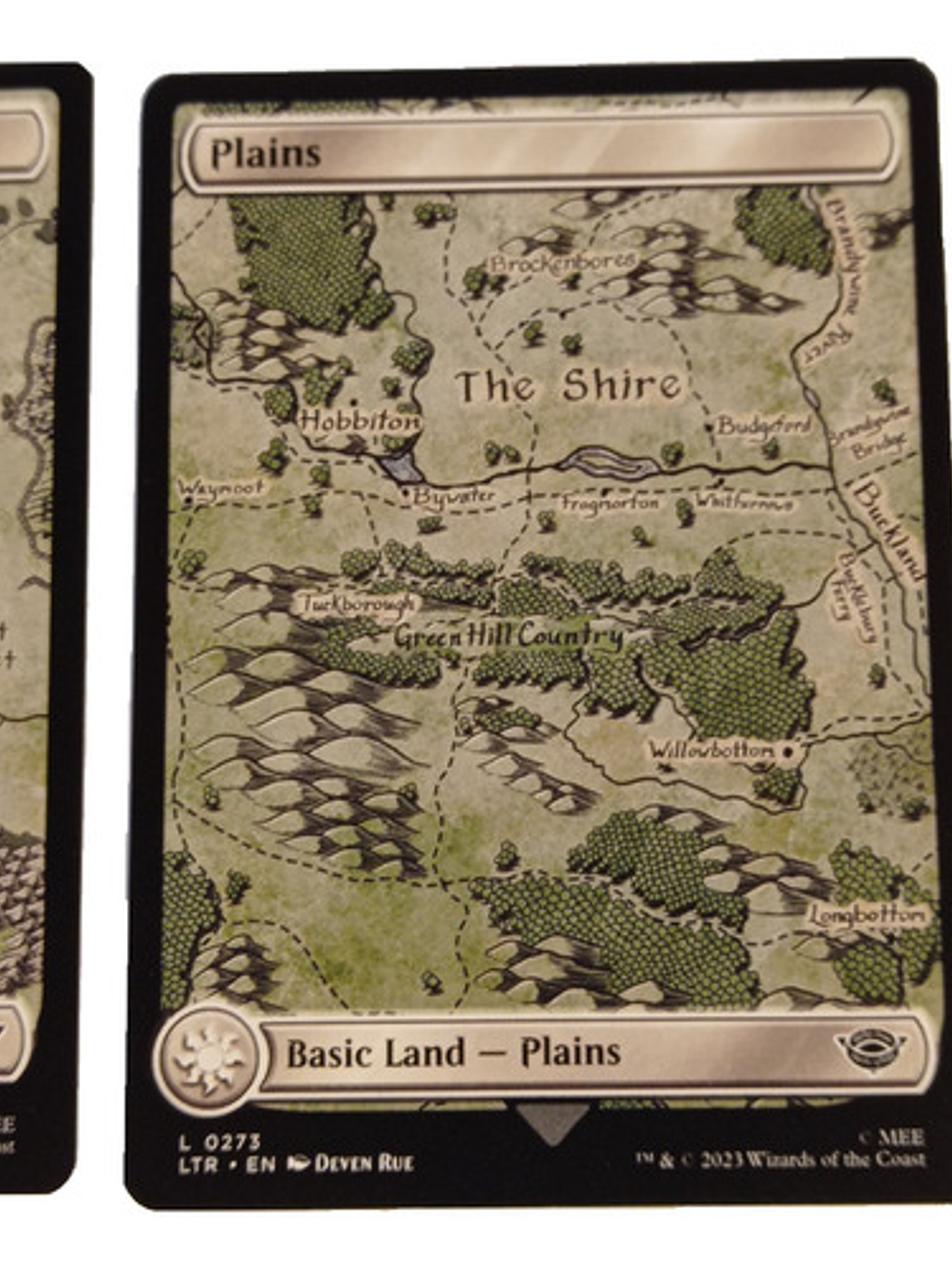 2 Cartas Magic Lord Of The Rings Plains Lands Mtg Lotr 3