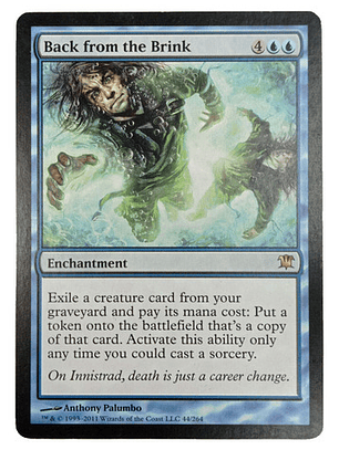 Carta Magic Back From The Brink [innistrad] Mtg Enchantment