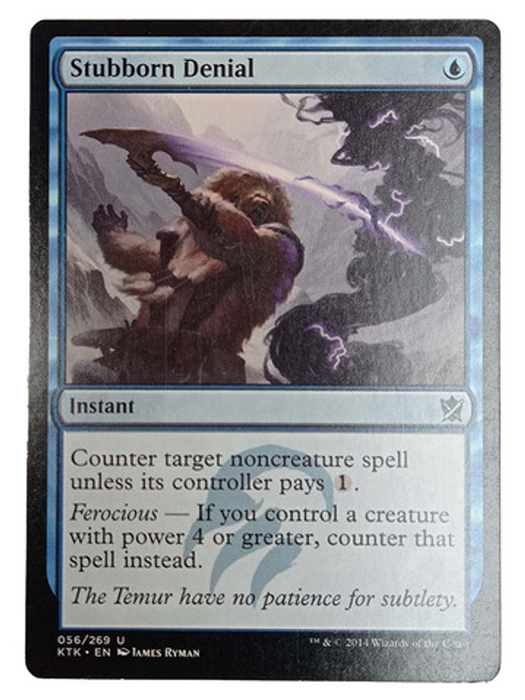 Carta Magic Stubborn Denial [tarkir] Mtg Instant 1