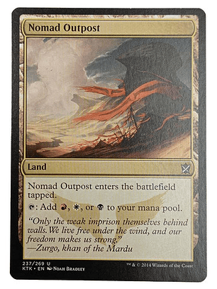 Carta Magic Nomad Outpost [tarkir] Mtg Land