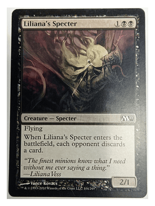 Carta Magic Liliana's Specter [m11] Mtg Creature