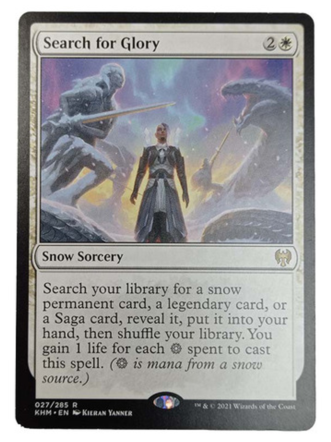 Carta Magic Search For Glory [kaldheim] Mtg Snow Sorcery 1