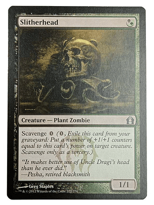 Carta Magic Slitherhead [ravnica] Mtg Plant Zombie