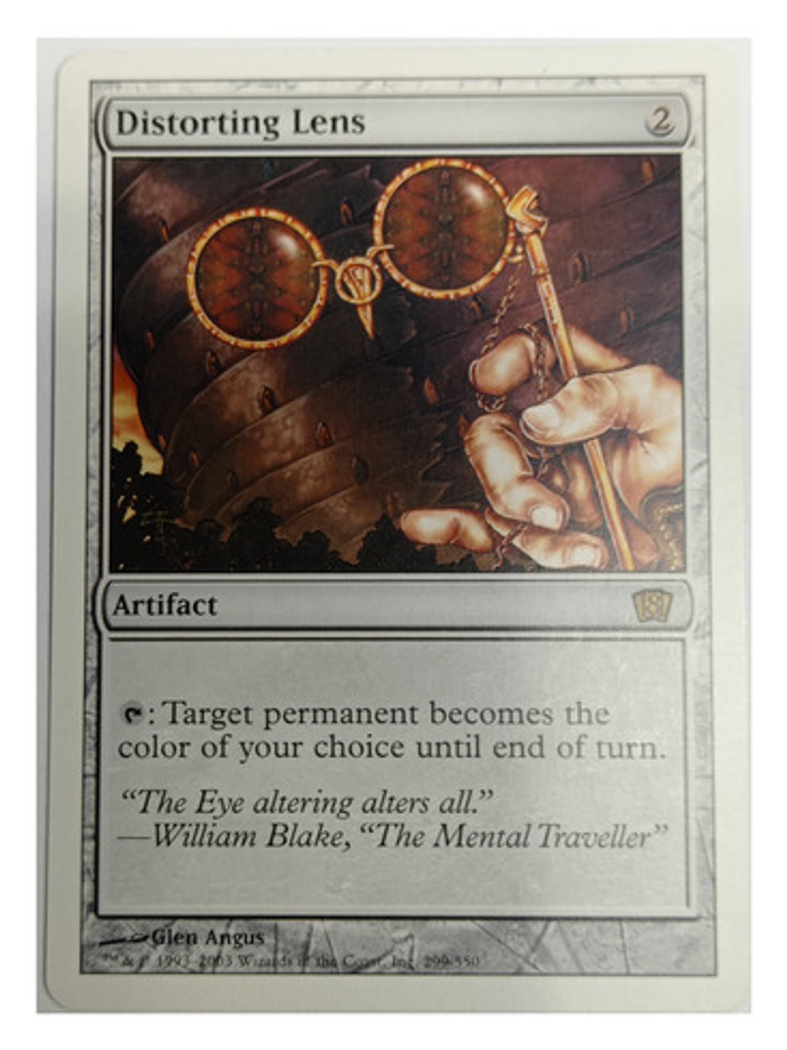 Carta Magic Distorting Lens [8va] Mtg Artifact 1