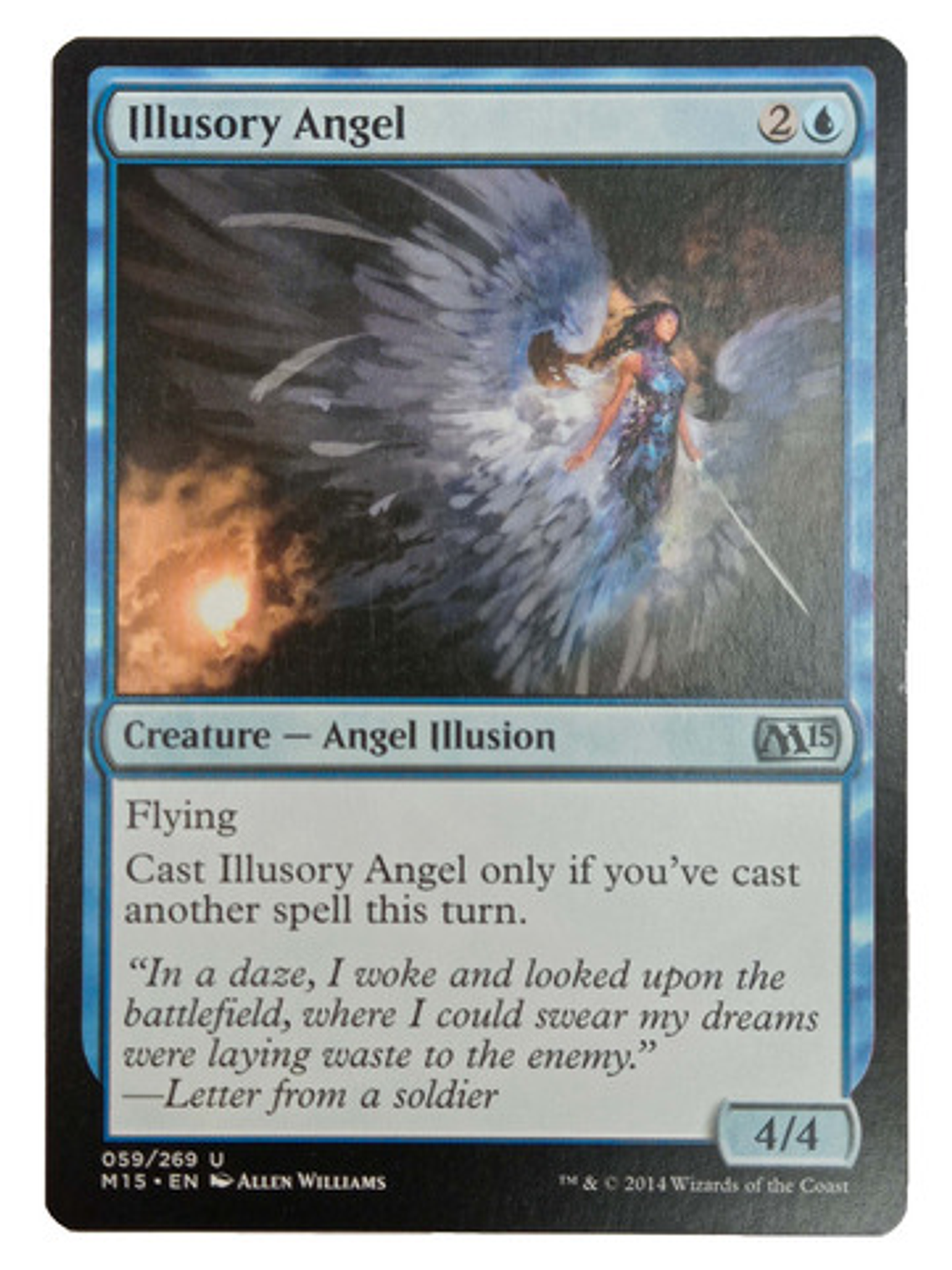 Carta Magic Illusory Angel [m15] Mtg 1