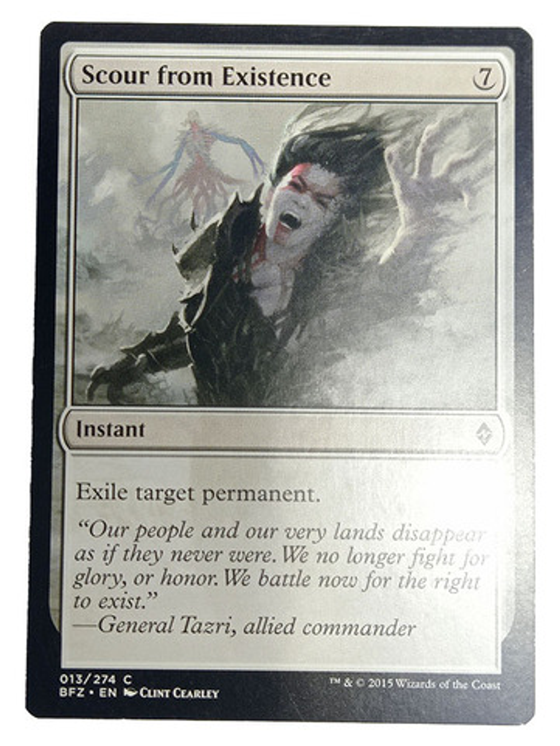 Carta Magic Scour From Existence [zendikar] Mtg Instant 1