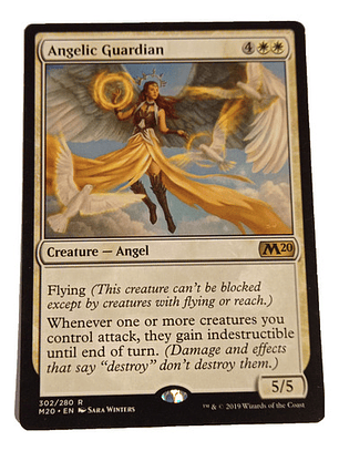Carta Magic Angelic Guardian [m20] Mtg Angel
