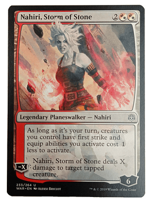 Carta Magic Nahiri Storm Of Stone [war Spark] Mtg