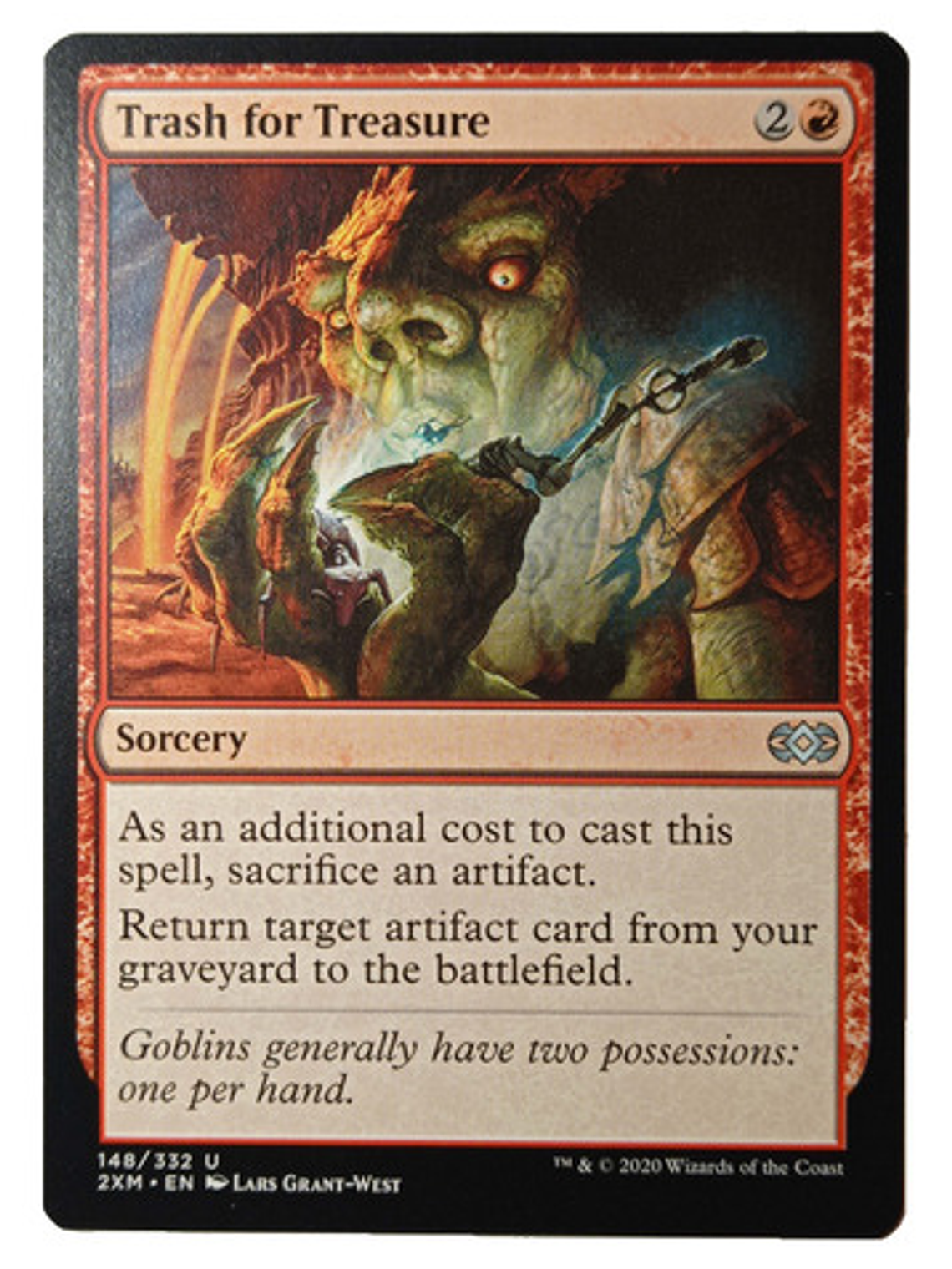 Carta Magic Trash For Treasure [double Masters] Mtg Sorcery 1