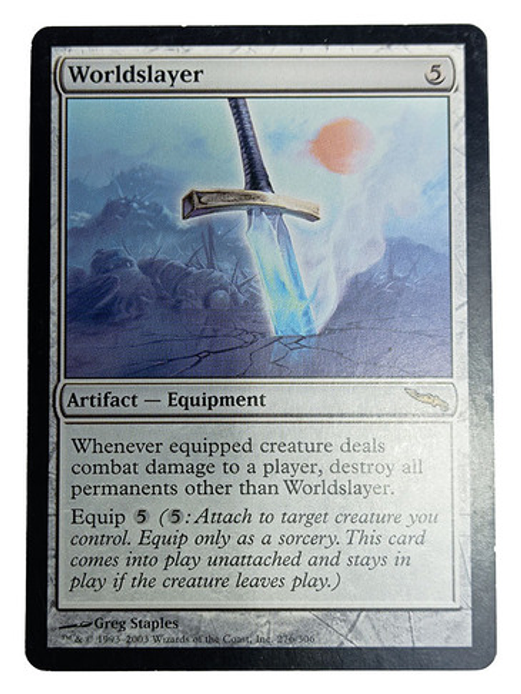 Carta Magic Worldslayer [mirrodin] Mtg Artifact 1