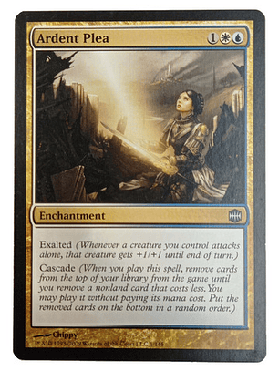 Carta Magic Ardent Plea [alara] Mtg Enchantment