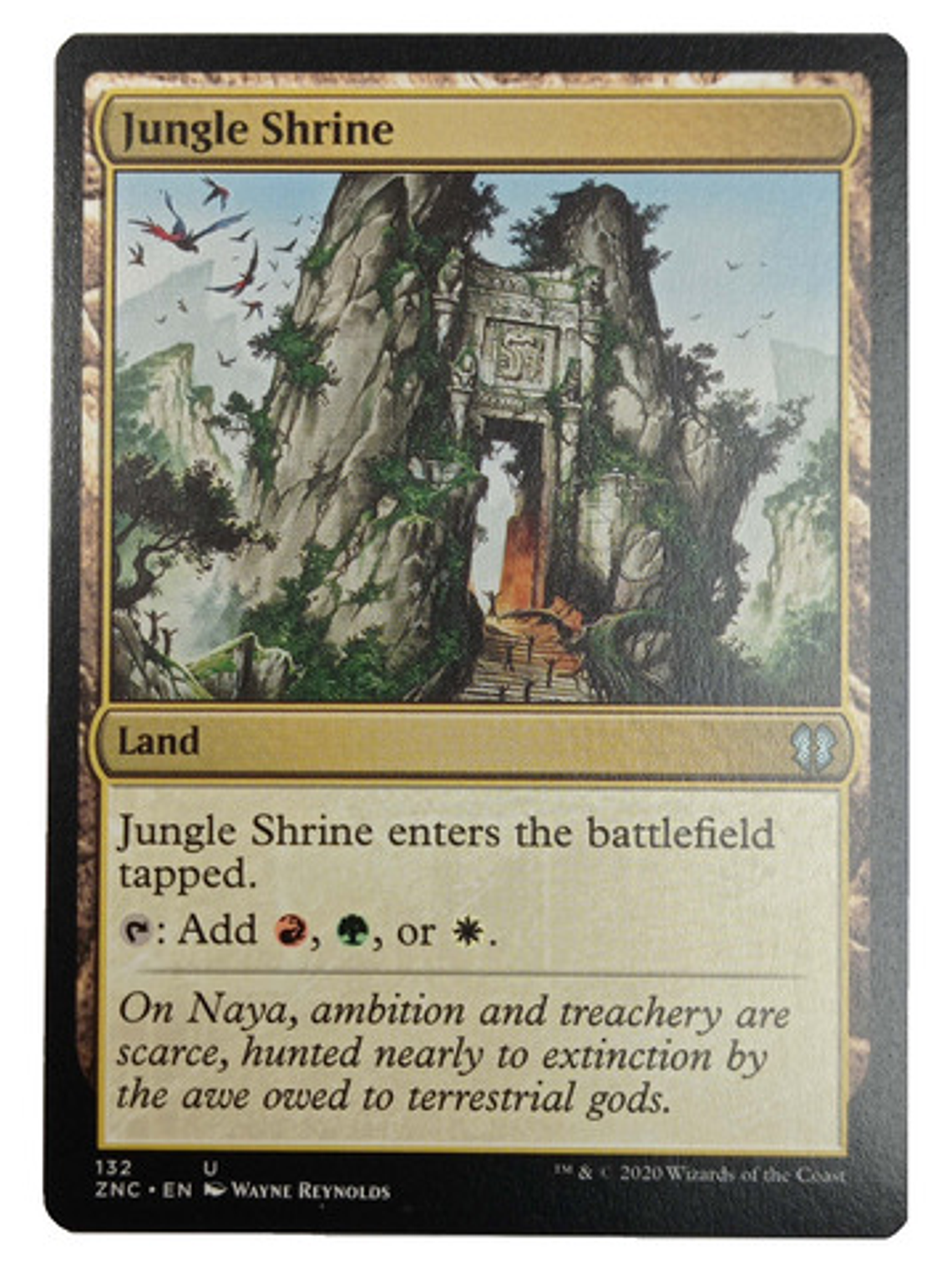 Carta Magic Jungle Shrine [zendikar] Mtg Land 1