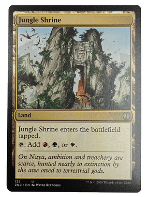 Carta Magic Jungle Shrine [zendikar] Mtg Land