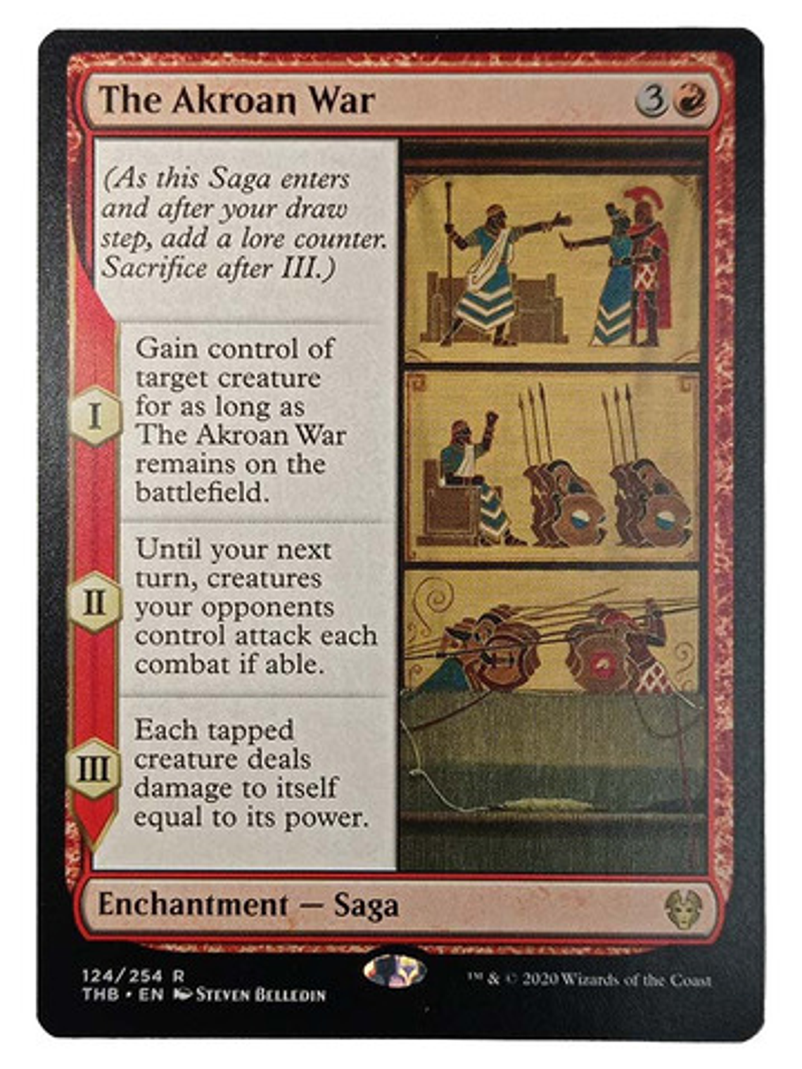 Carta Magic The Akroan War [theros] Mtg Enchantment 1