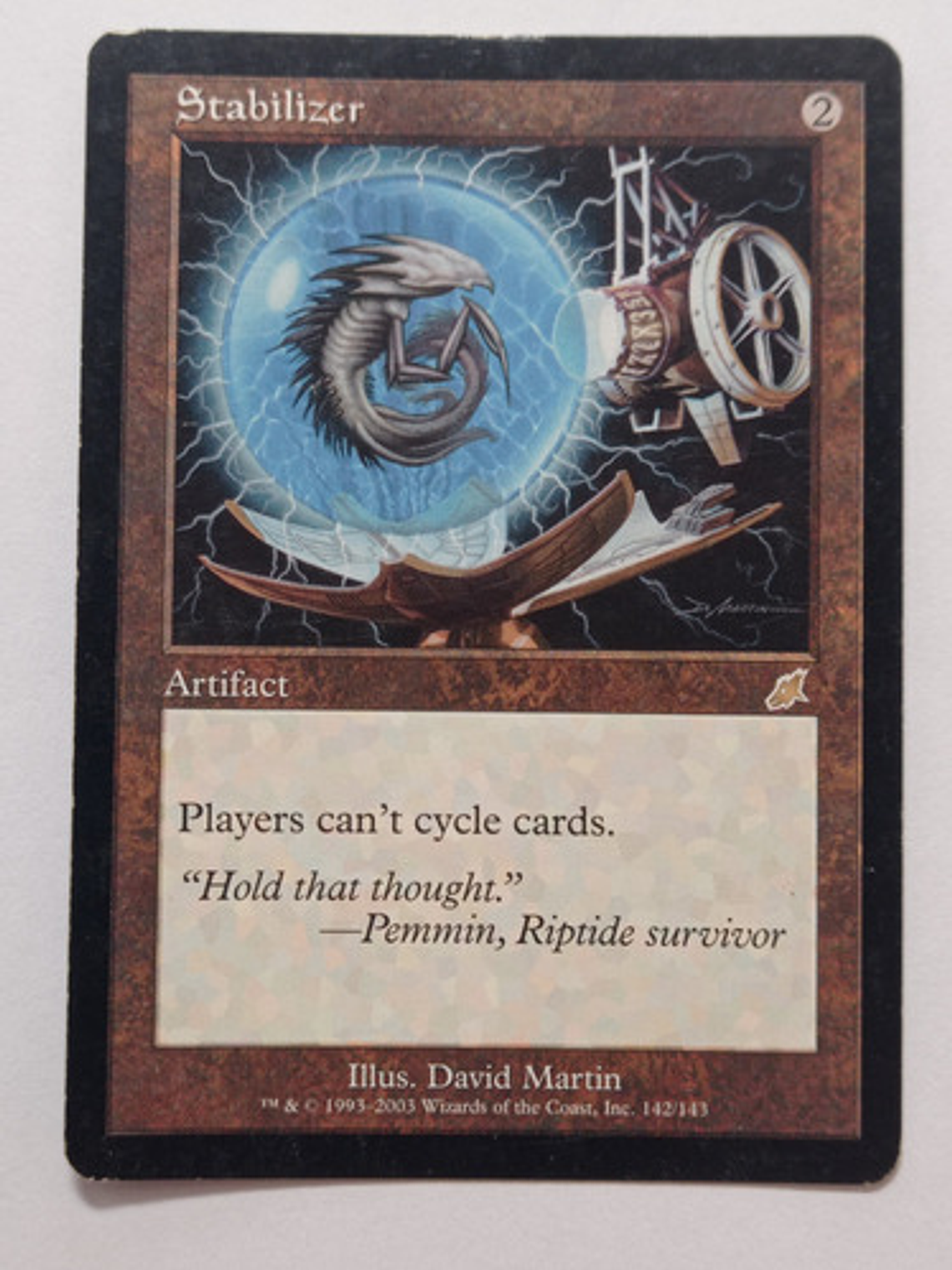 Carta Magic Stabilizer 2003 Scourge Mtg 1