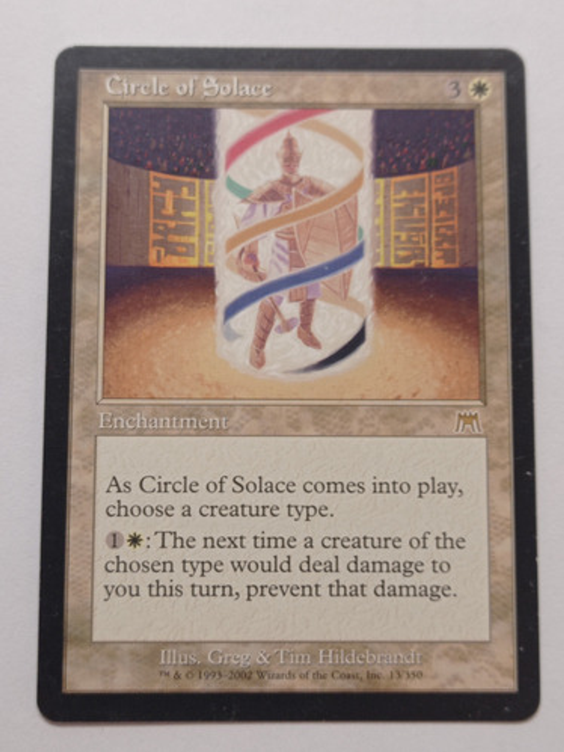 Carta Magic Circle Of Solace 2002 Onslaught Mtg 1