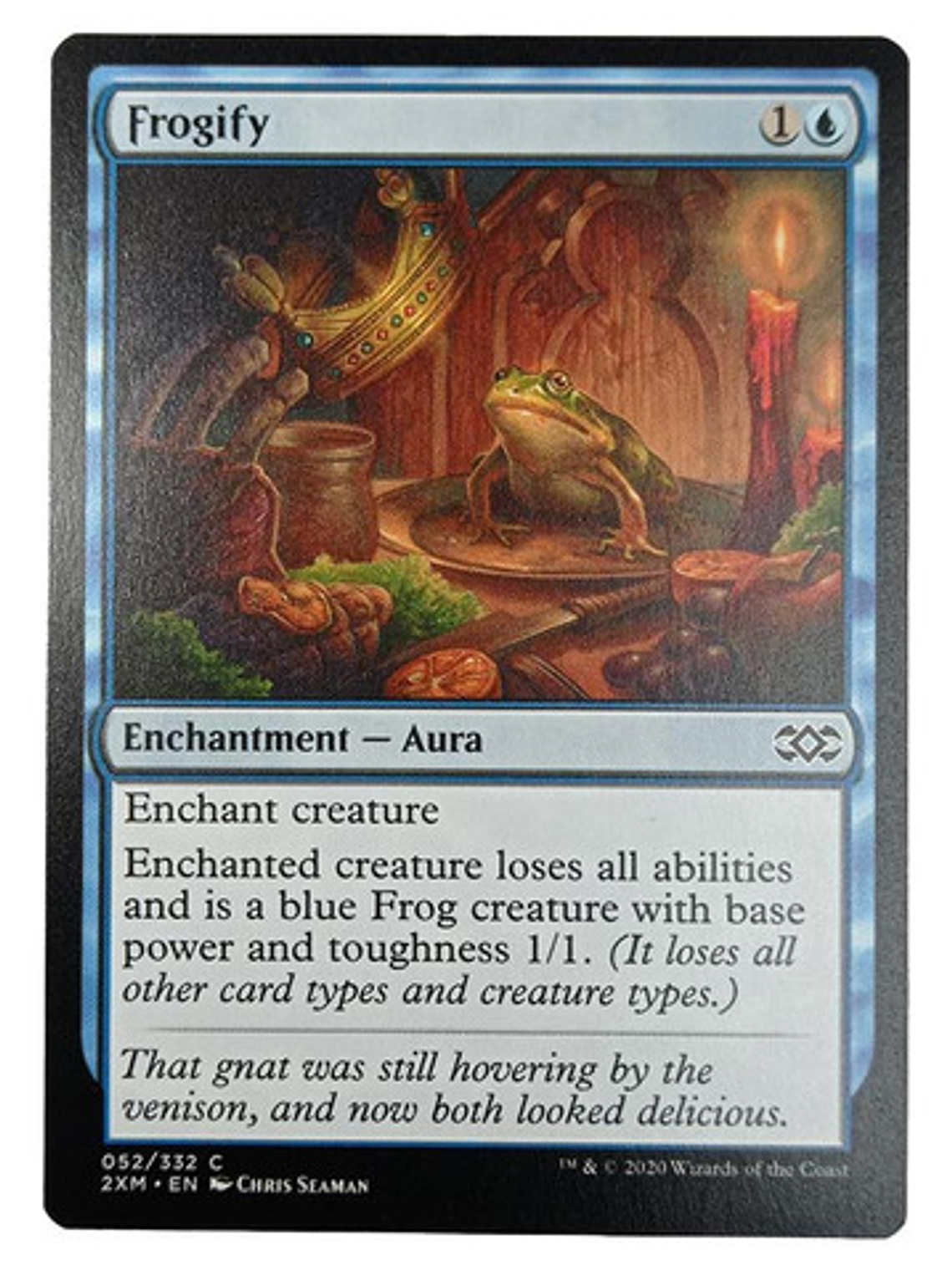 Carta Magic Frogify [double Masters] Mtg Enchantment 1