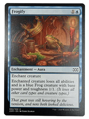 Carta Magic Frogify [double Masters] Mtg Enchantment