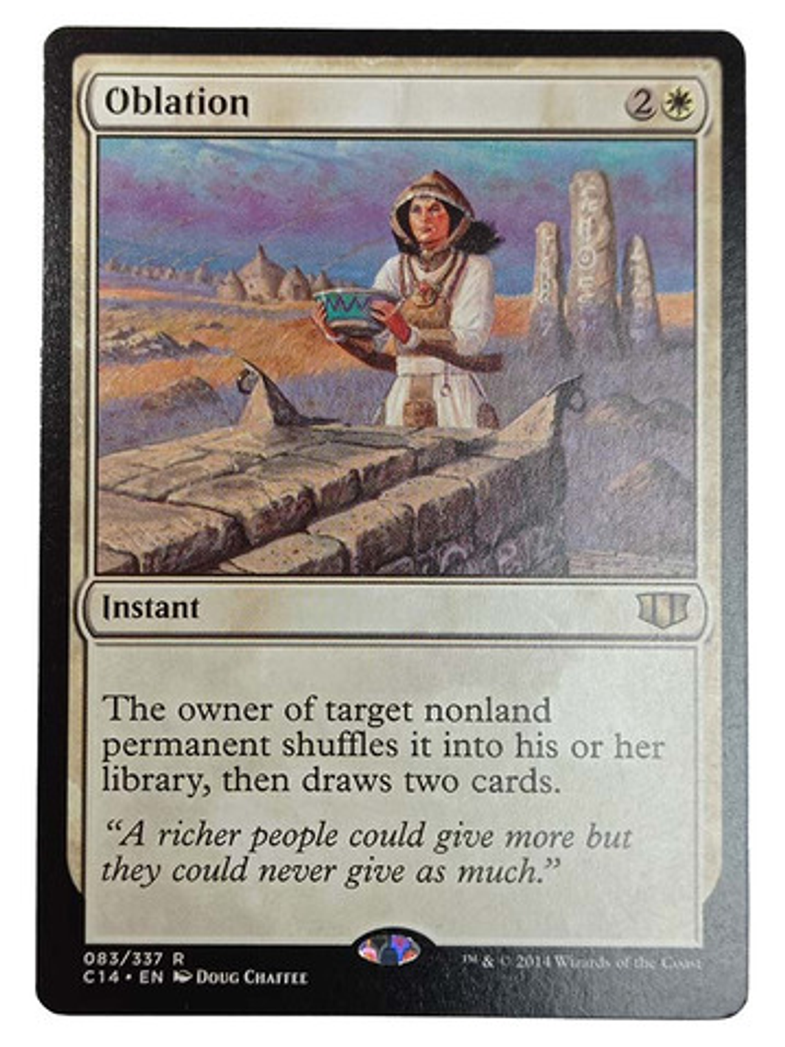Carta Magic Oblation [c14] Mtg Instant 1