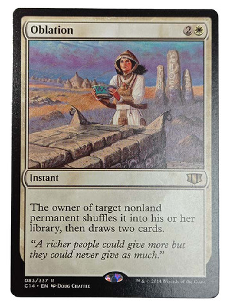 Carta Magic Oblation [c14] Mtg Instant 1