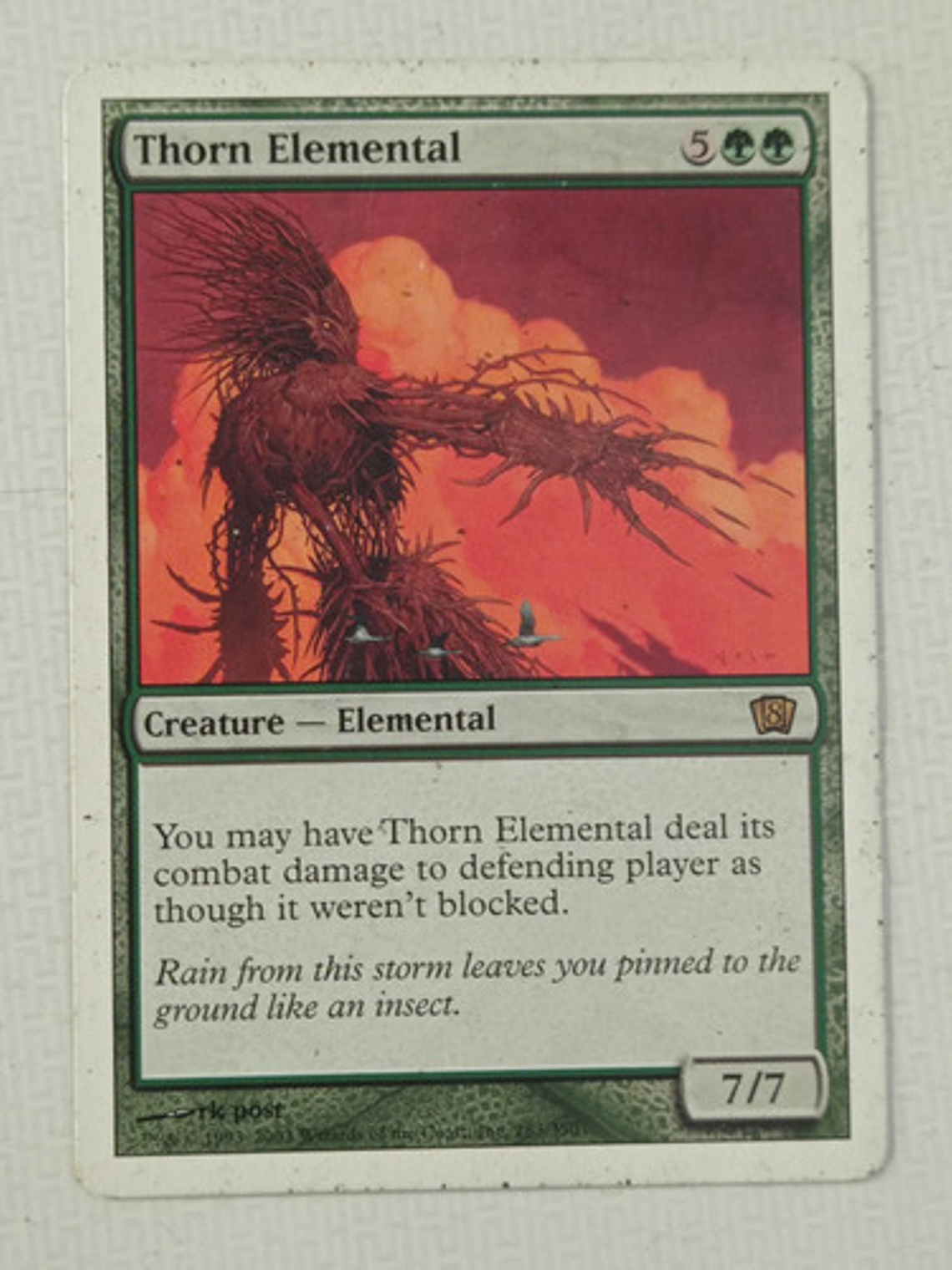 Carta Magic Thorn Elemental [8va] Mtg Creature 1