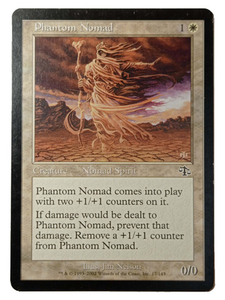 Carta Magic Phantom Nomad [judgment] Mtg Spirit 1
