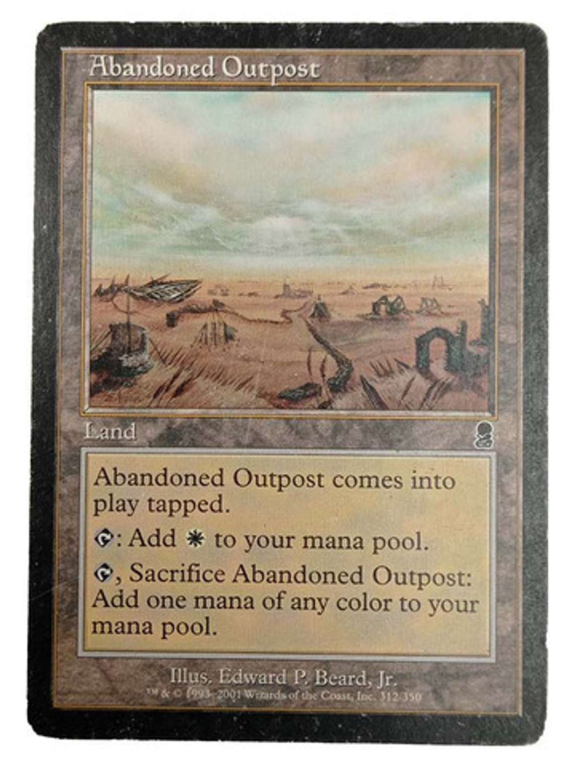 Carta Magic Abandoned Outpost [odyssey] Mtg Land 1