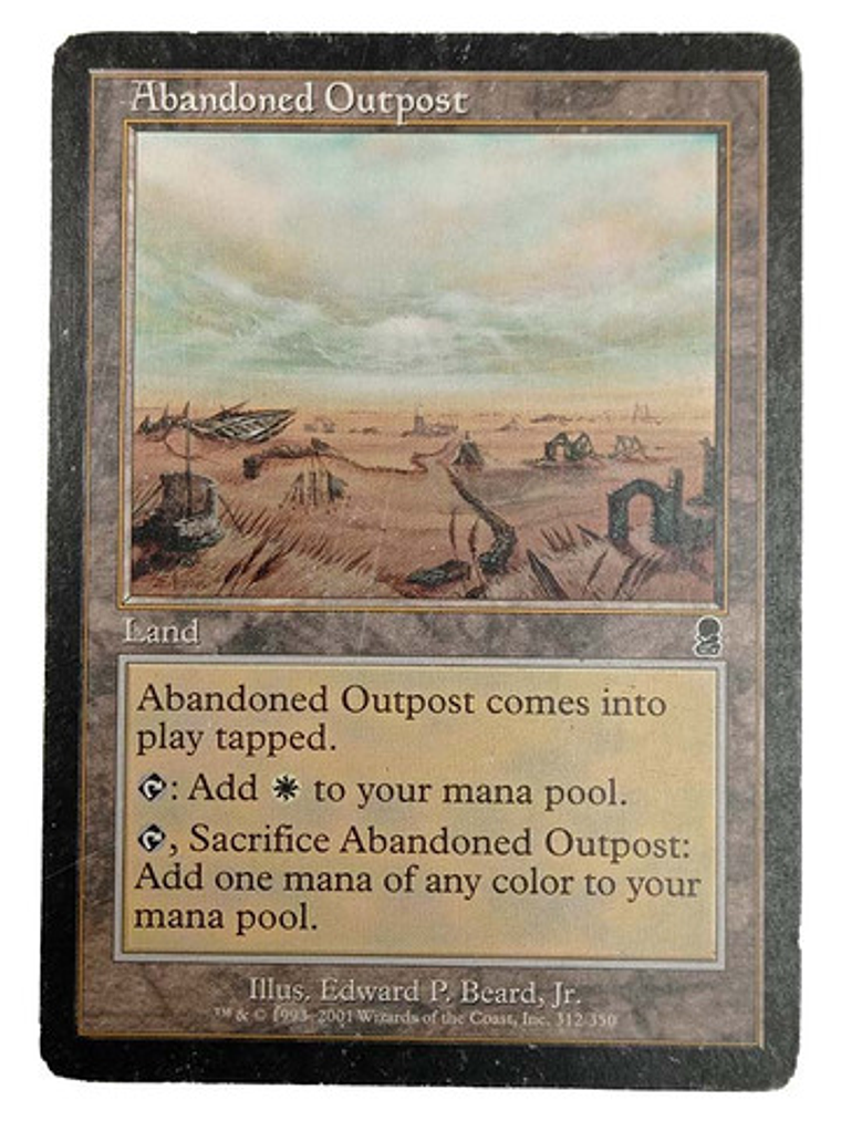 Carta Magic Abandoned Outpost [odyssey] Mtg Land 1