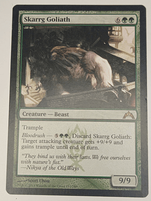 Carta Magic Skarrg Goliath [gatecrach] Mtg Beast