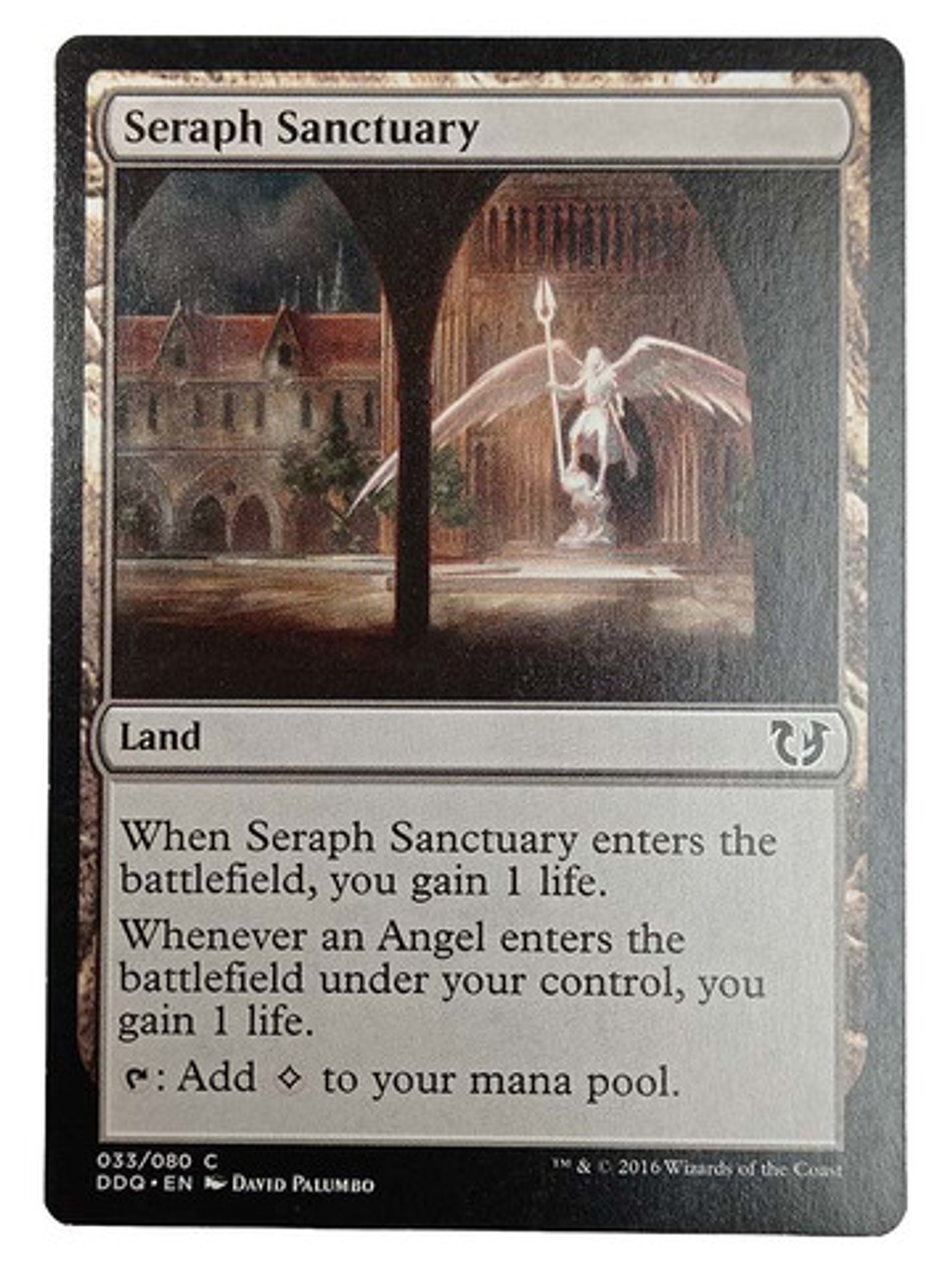 Carta Magic Seraph Sanctuary [blessed V Cursed] Mtg Land 1