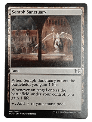 Carta Magic Seraph Sanctuary [blessed V Cursed] Mtg Land
