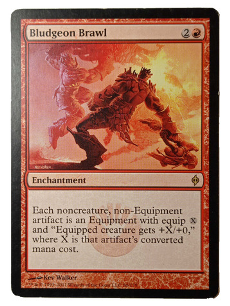 Carta Magic Bludgeon Brawl [phyrexia] Mtg Enchantment 1