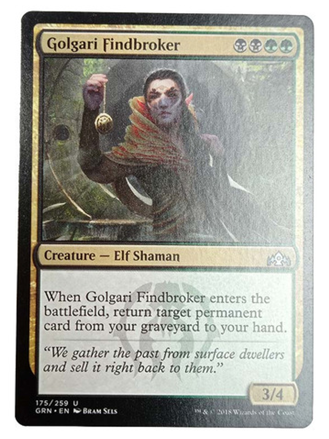 Carta Magic Golgari Findbroker [ravnica] Mtg Elf Shaman 1
