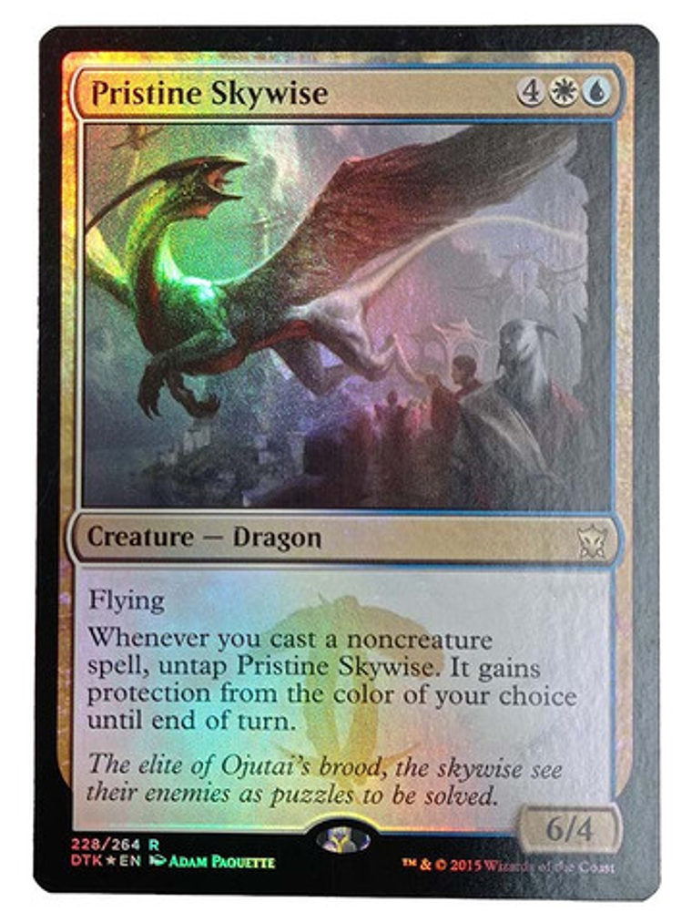 Carta Magic Pristine Skywise (foil) [tarkir] Mtg Dragon 1