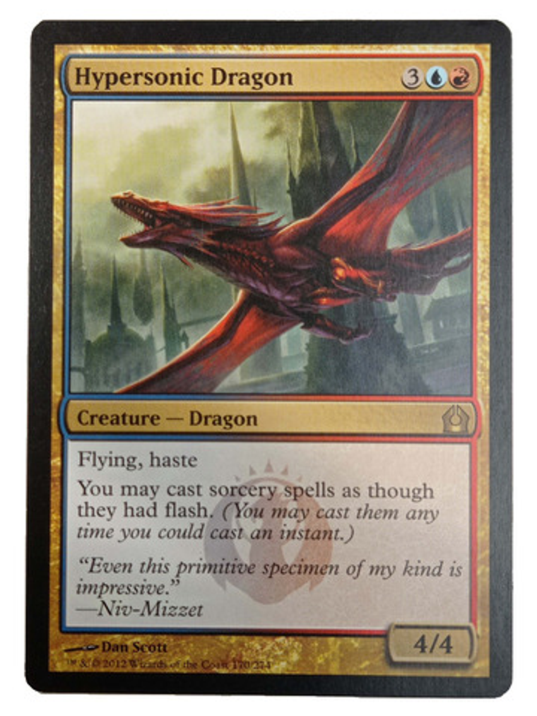 Carta Magic Hypersonic Dragon [ravnica] Mtg 1