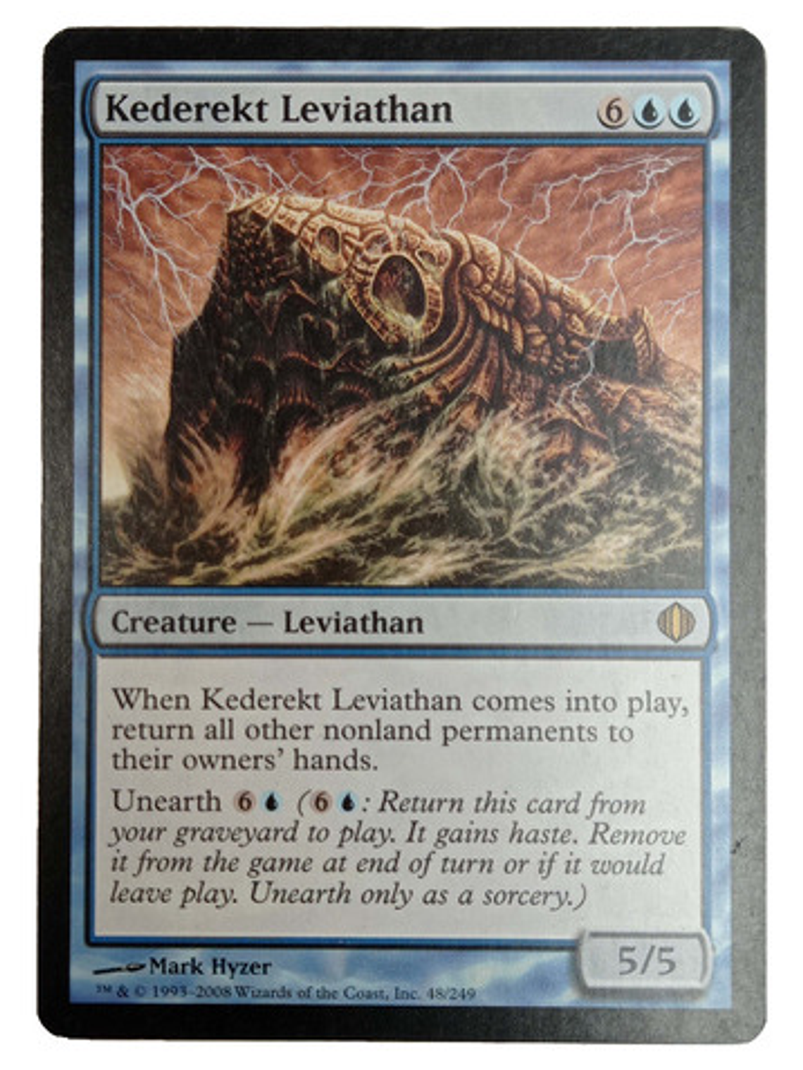 Carta Magic Kederekt Leviathan [shards Alara] Mtg 1
