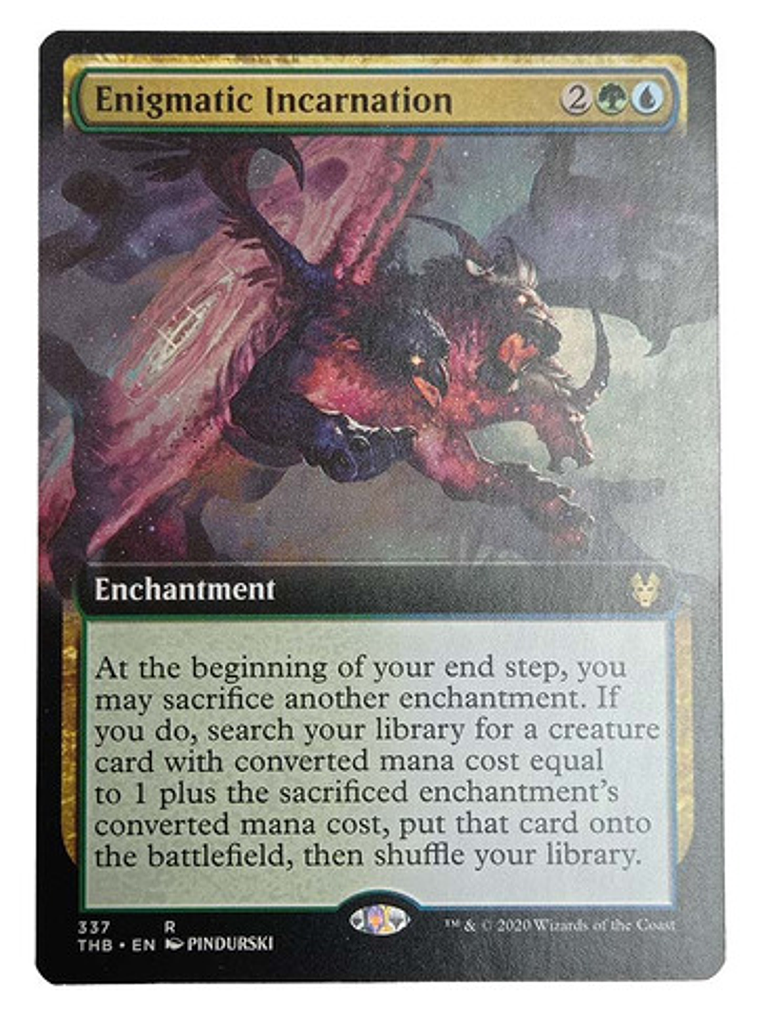 Carta Magic Enigmatic Incarnation (ext) [theros] Mtg 1