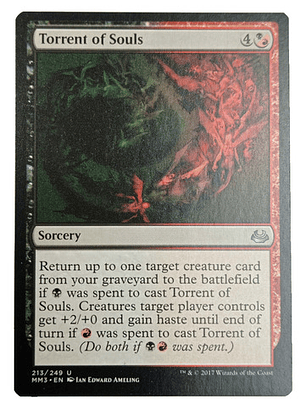 Carta Magic Torrent Of Souls [mm3] Mtg Sorcery