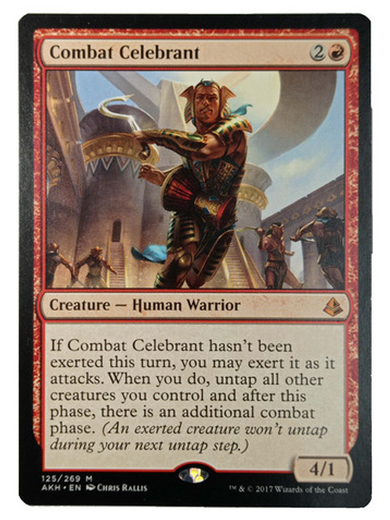 Carta Magic Combat Celebrant [amonkhet] Mtg Warrior 1