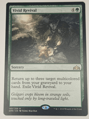 Carta Magic Vivid Revival [guilds Of Ravnica] Mtg Sorcery