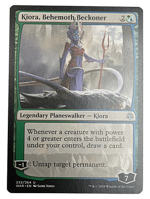 Carta Magic Kiora Behemoth Beckoner [war Spark] Mtg